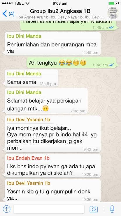 7 Meme Ibu-Ibu di Grup WhatsApp