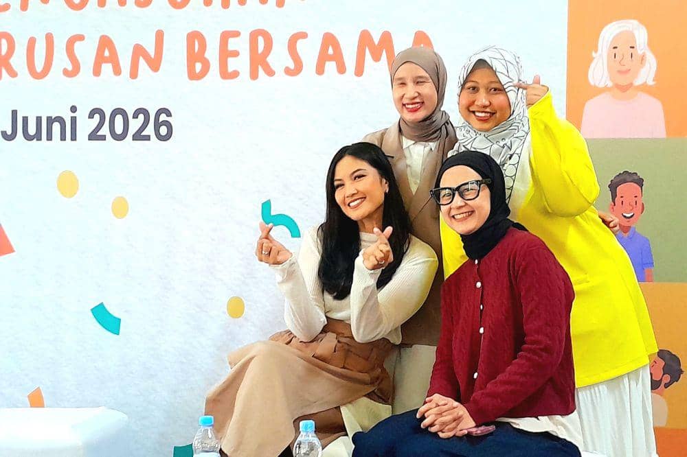 Zivanna Letisha, Ramanda Salsa, Elwina Wilianto (Ibun), dan Wahyuni Sahara dalam acara Festival Keluarga Kita 2026