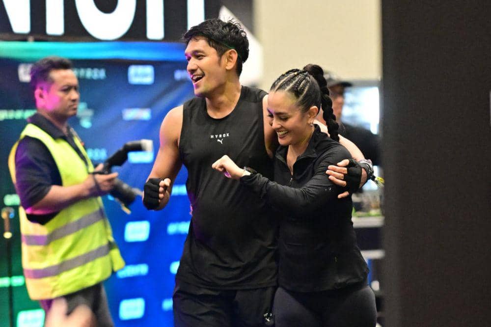 Momen Romantis Ririn Ekawati dan Ibnu Jamil saat Hyrox, Power Couple