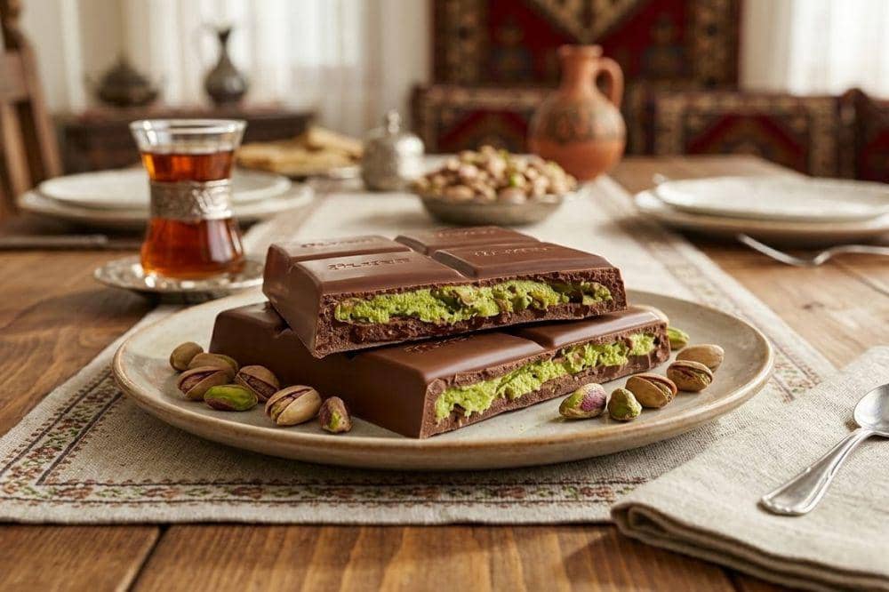 Cokelat pistachio Turki