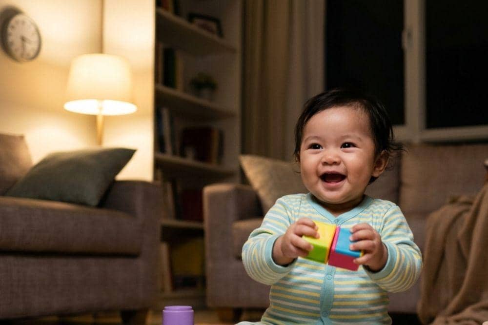 Membiarkan si Kecil tidur terlalu larut 