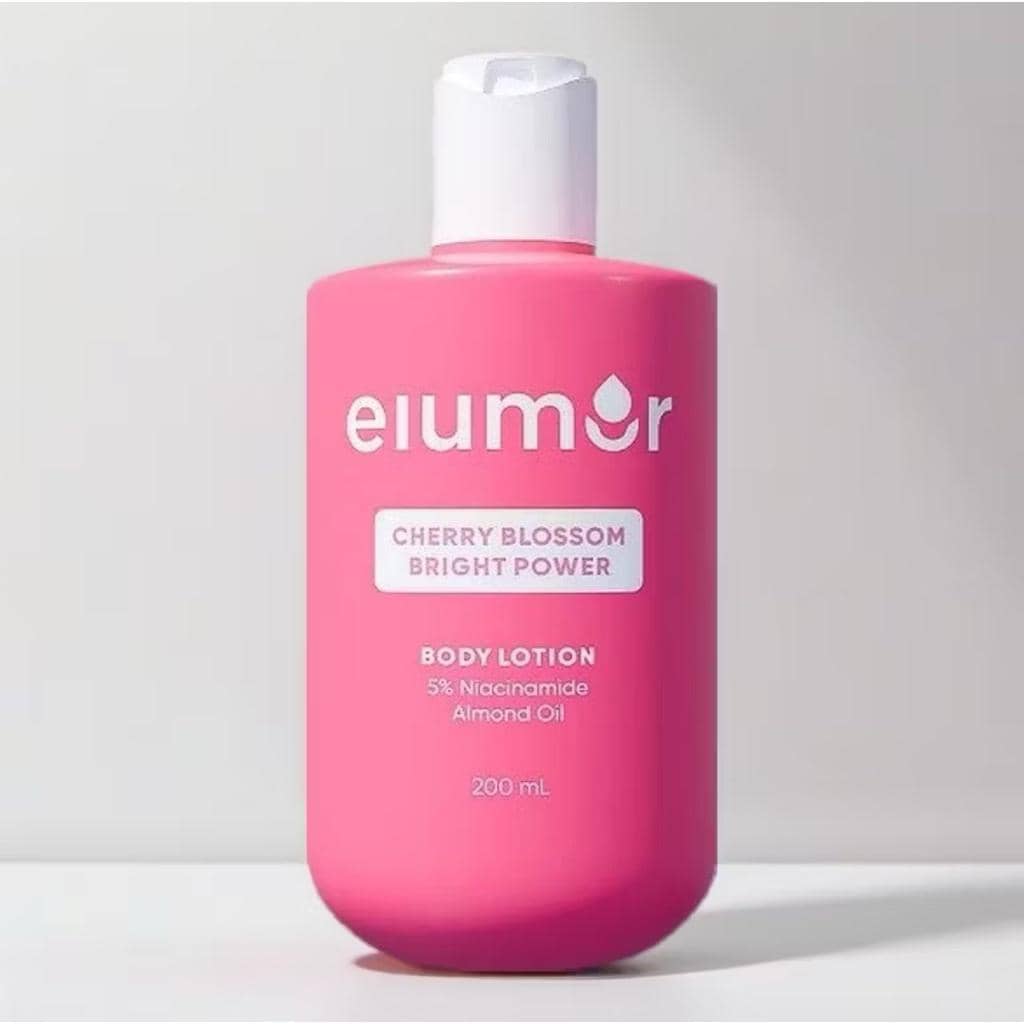 Elumor Cherry Blossom Bright Powder Body Lotion