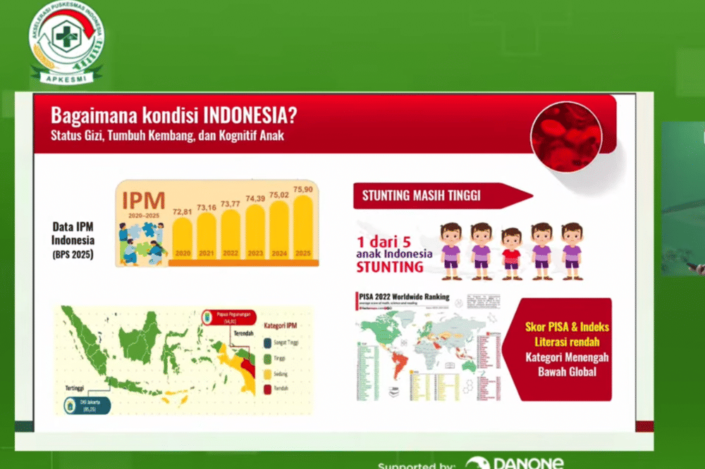 Narasumber memaparkan program puskesmas  