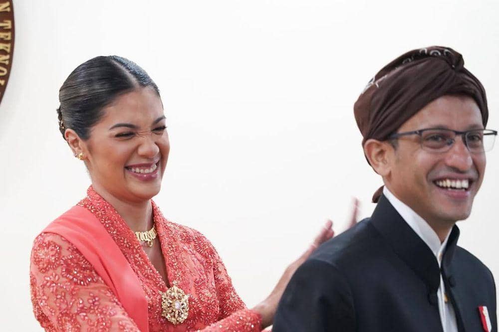 Franka Franklin dan Nadiem Makarim
