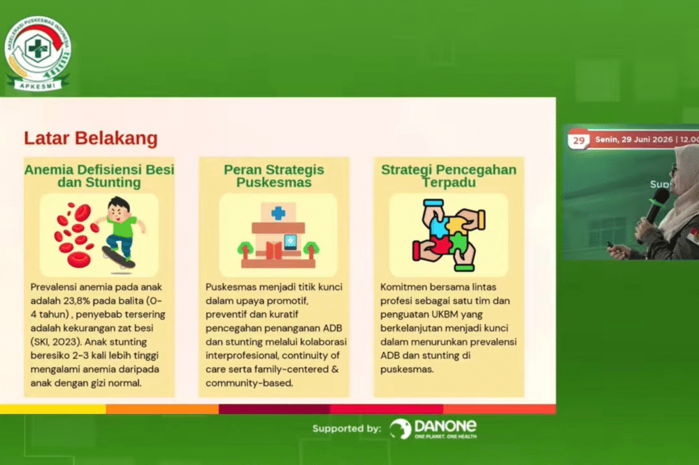 Narasumber memaparkan program sedia 