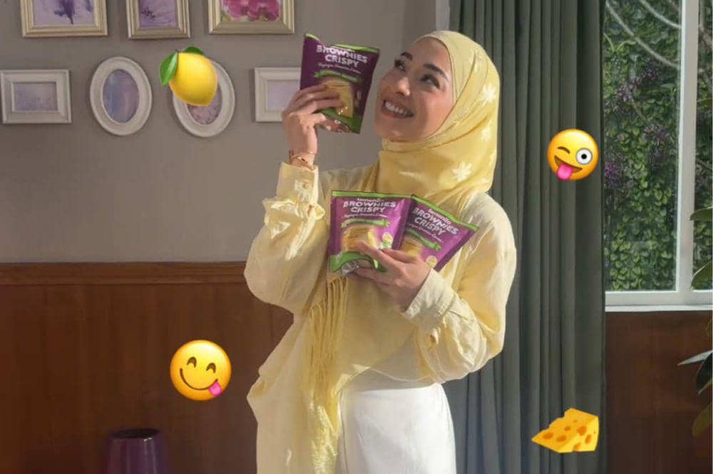 Brownies Crispy Lemon Cheese, Camilan Pilihan Nikita Willy!