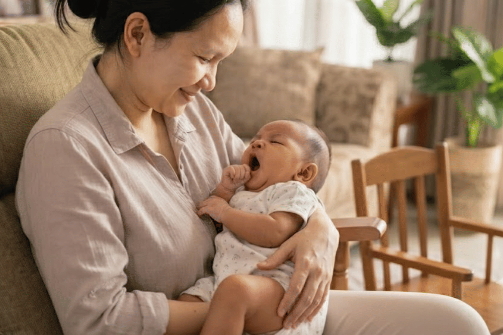 Menyusui saat bayi sedang mengantuk