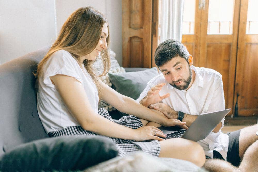 couple talking