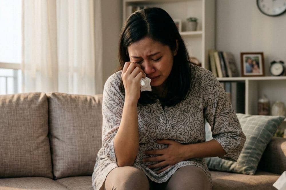 Cara mengatasi ibu hamil yang mudah menangis