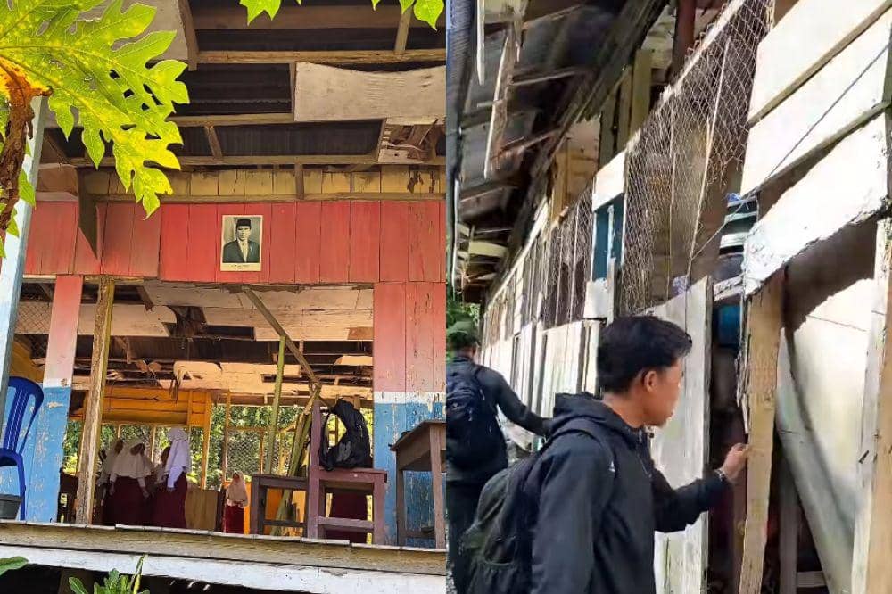 perjuangan siswa SD di Sulteng untuk sekolah