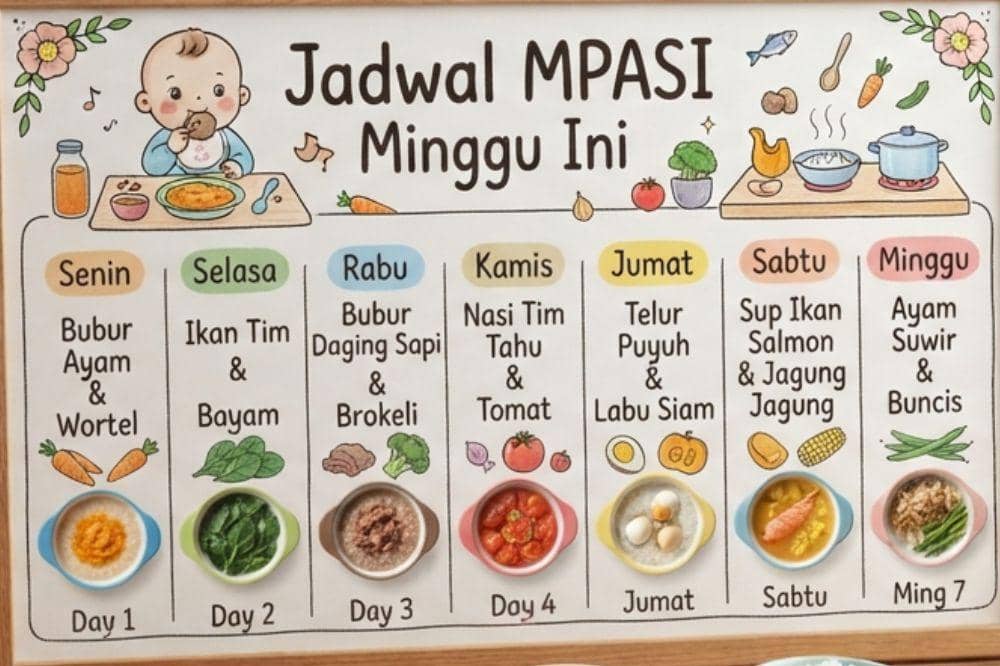 Variasi menu MPASI si Kecil