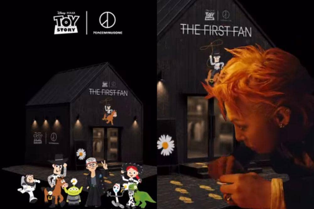 G-Dragon dan Disney Hadirkan Koleksi Spesial Toy Story 'The First Fan'