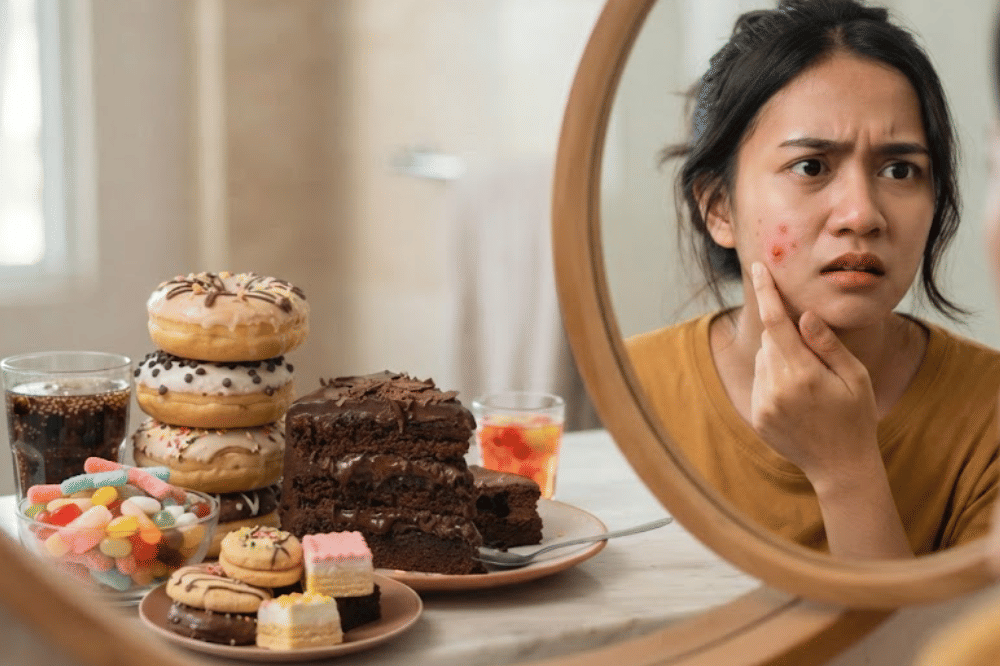 Mengapa Habis Makan Manis Langsung Berjerawat?