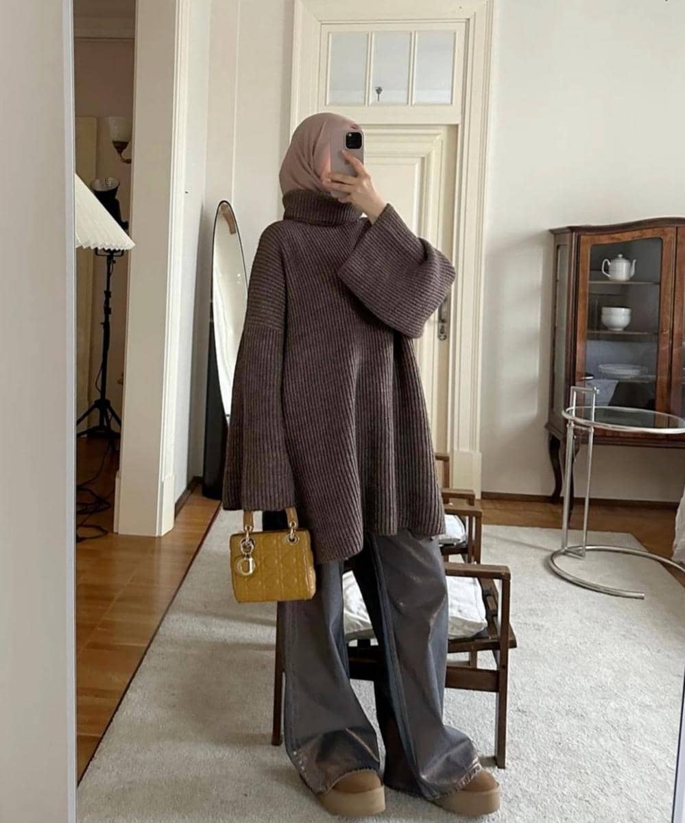 inspirasi hijab dengan baju oversized (3)