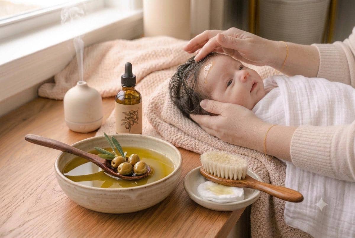 Apakah minyak zaitun membuat rambut bayi lebat?