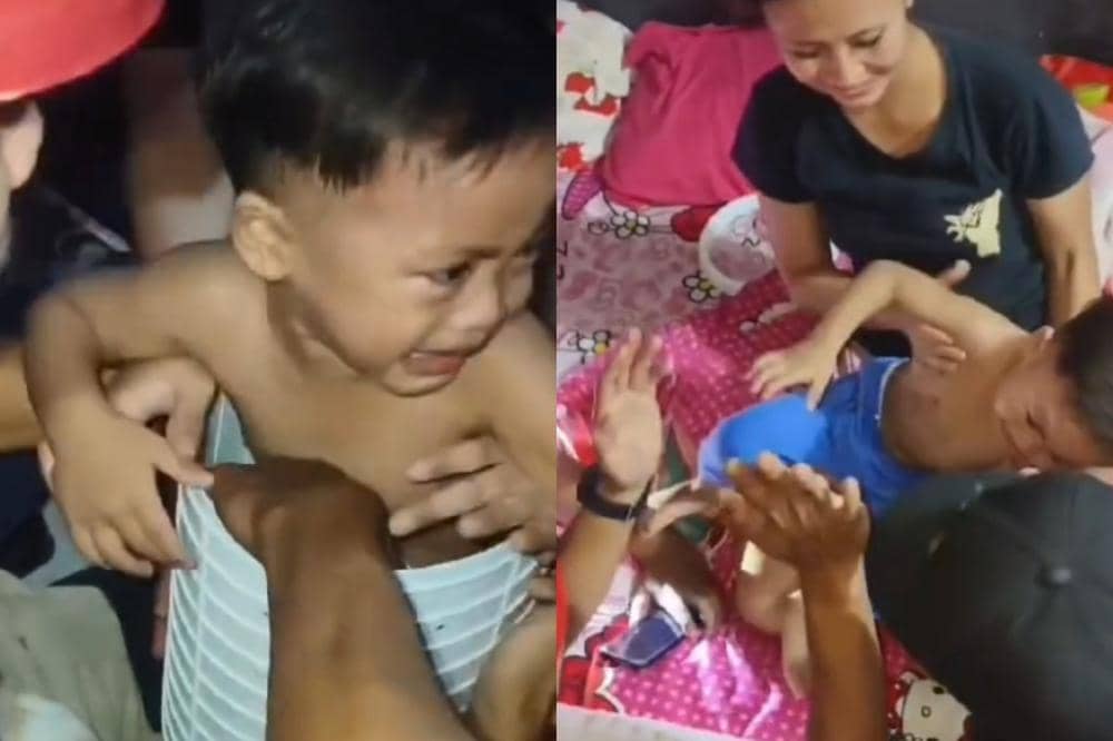 Anak 3 tahun asal Magelang ini menangis karena masuk tabung pengering mesin cuci sebab luput dari pengawasan orangtua