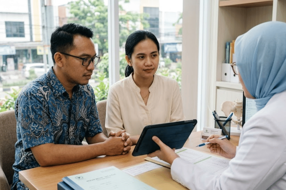 Lakukan konsultasi bersama suami