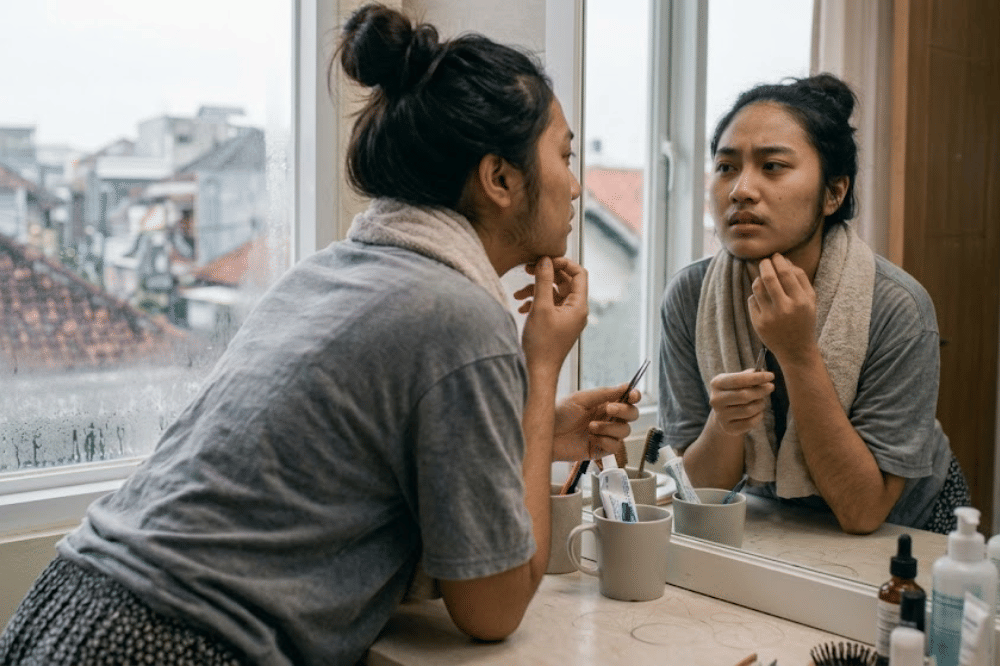 Pertumbuhan rambut berlebih (hirsutisme)