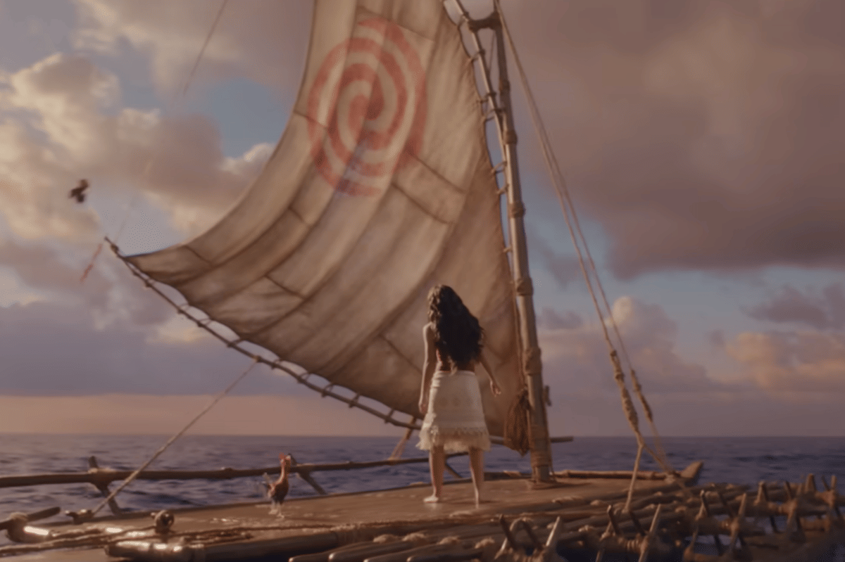 Moana menyampaikan pesan untuk pentingnya menjaga keseimbangan alam
