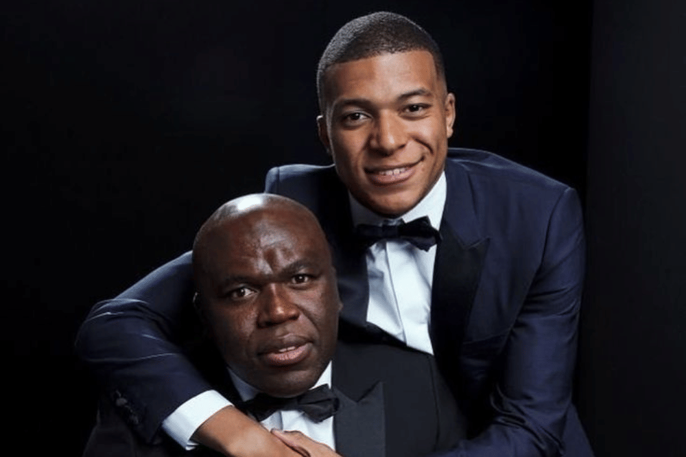 Kylian Mbappe dengan sang papa
