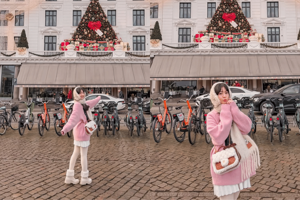 Paduan winter look yang manis
