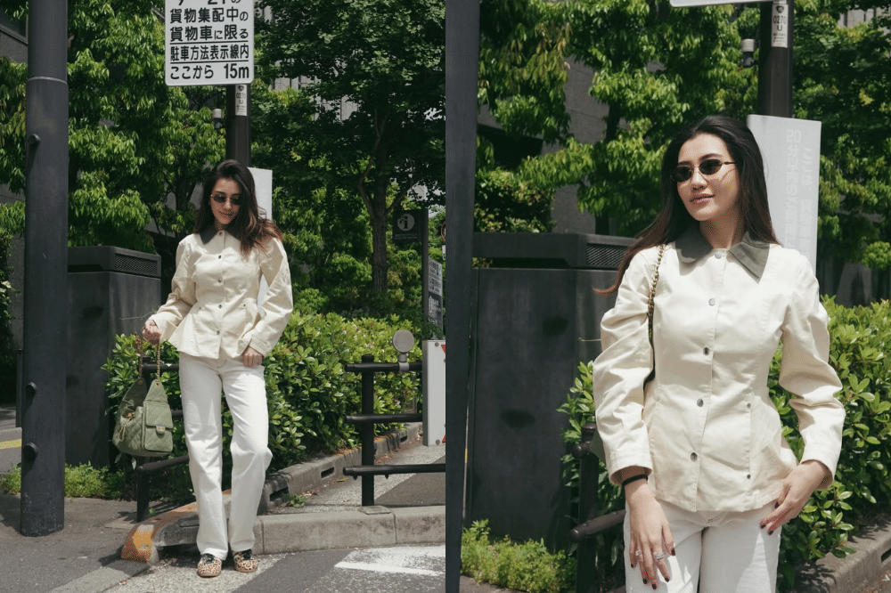 Tampil monochrome yang sophisticated 