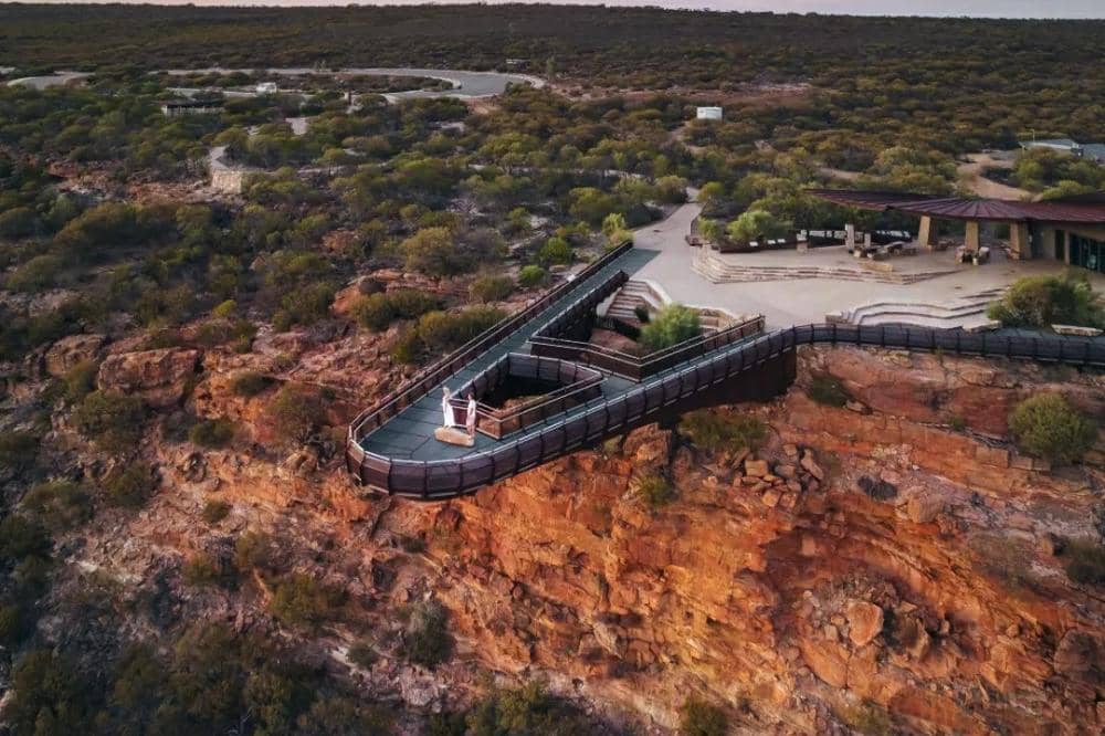 Melihat keindahan bentang alam Australia lewat Kalbarri Skywalk