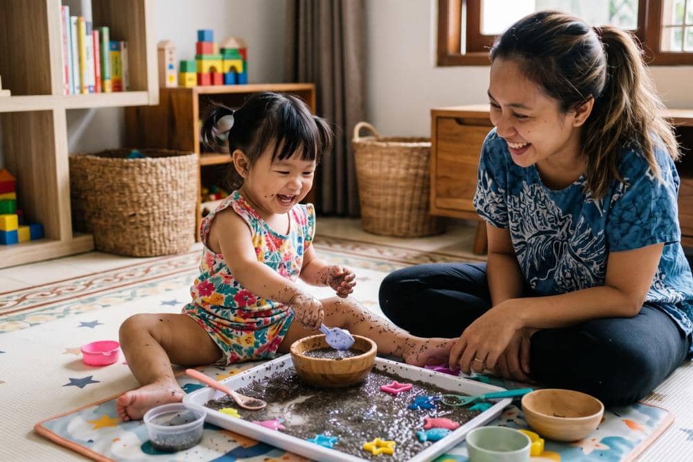 7 Manfaat Sensory Play Menggunakan Chia Seed untuk Anak