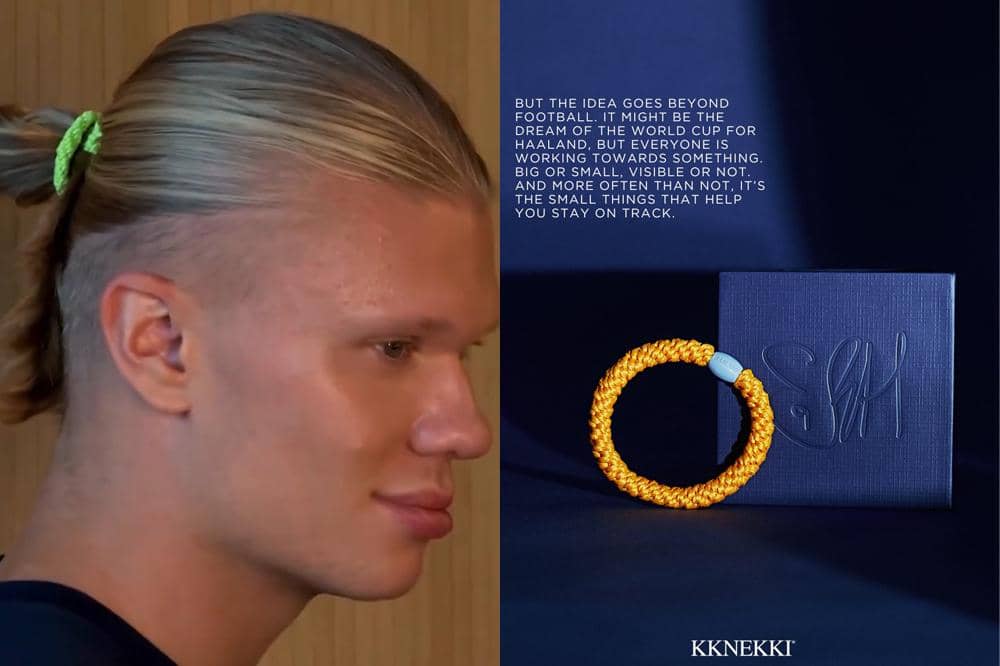 Harga dan Detail Ikat Rambut Erling Haaland yang Viral hingga Ludes Terjual