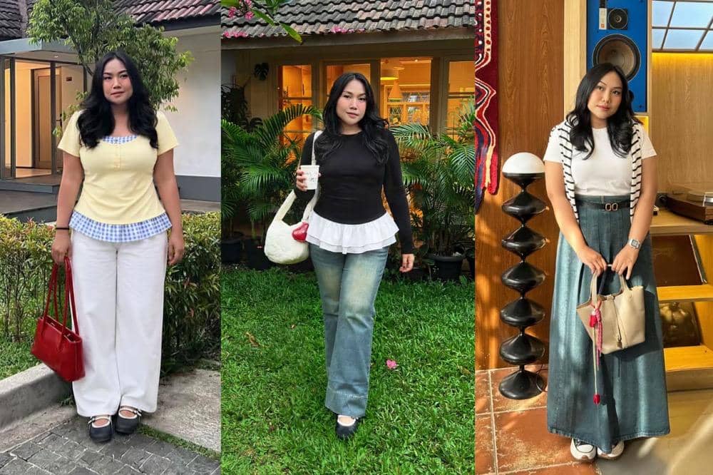 10 Inspirasi Outfit Midsize untuk Gaya Kasual Sehari-hari