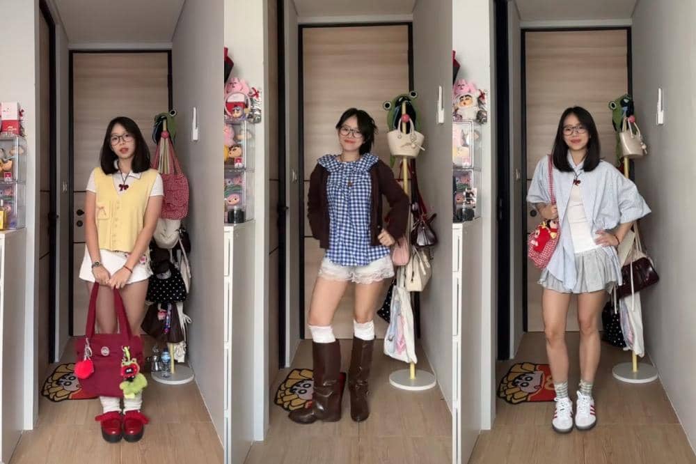 10 Inspirasi Outfit Korean Look ala Nadine Gunawan