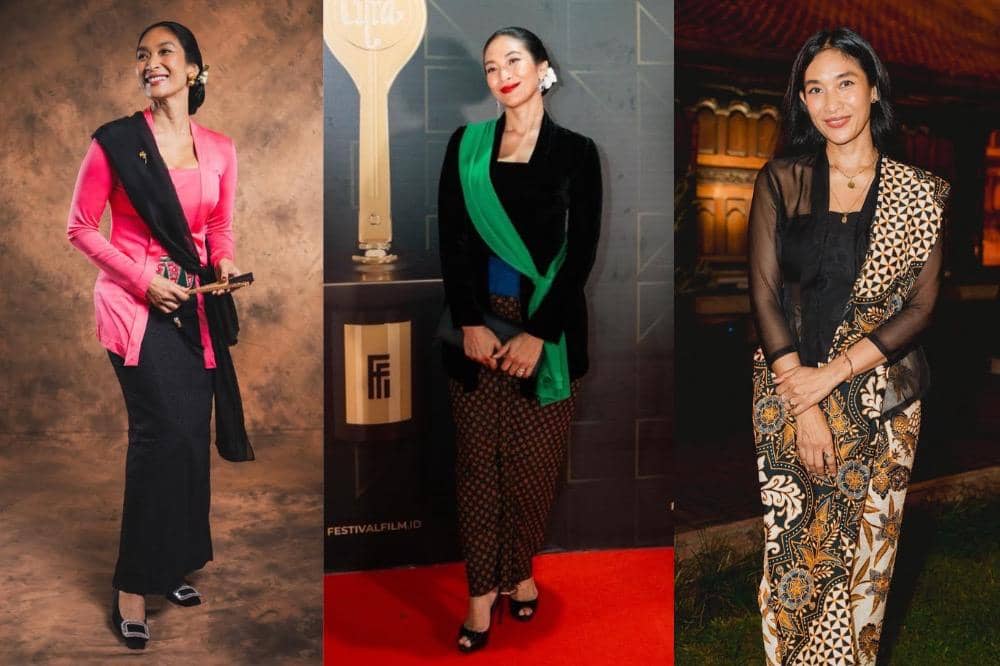 Inspirasi Kebaya Klasik ala Happy Salma yang Anggun & Berkelas
