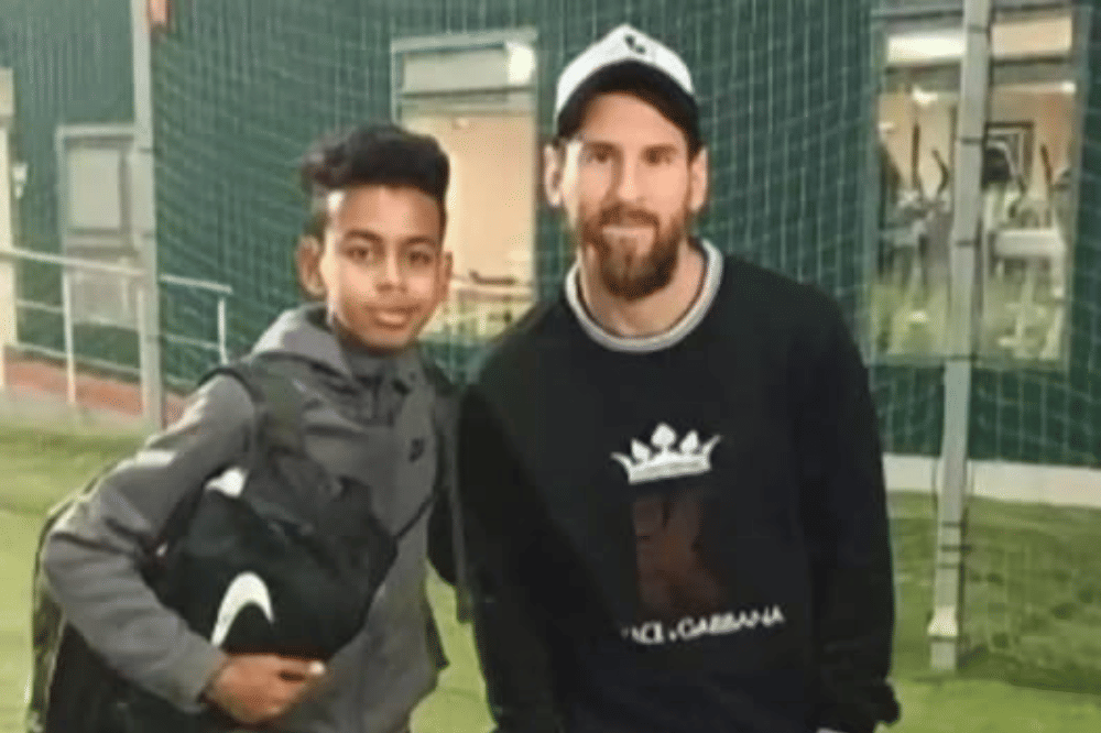 Lamine Yamal dan Lionel Messi