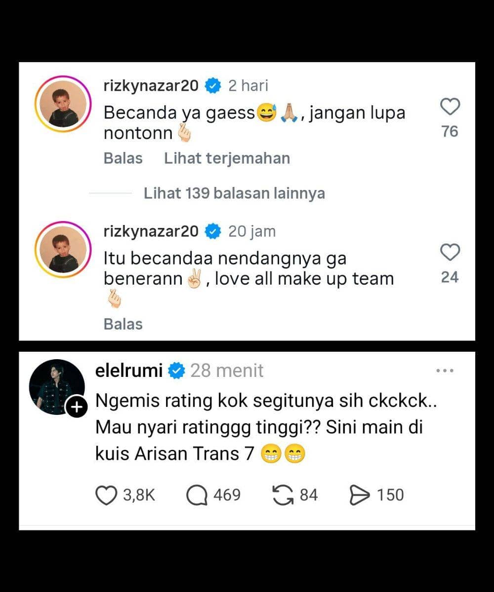 El Rumi membela Syifa Hadju, Rizky Nazar ikut memberi klarifikasi
