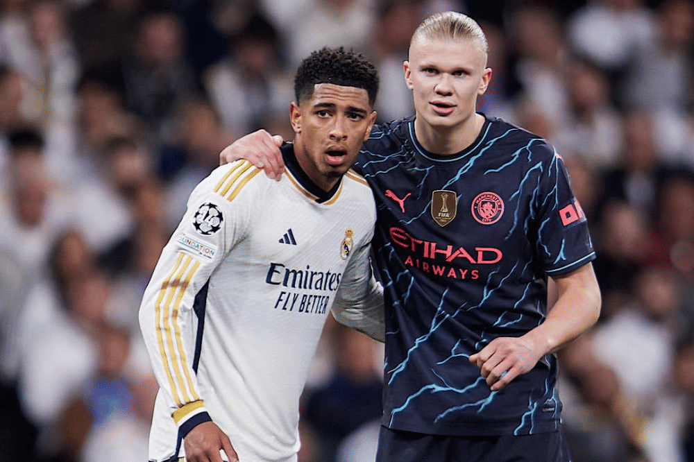 Jude Bellingham dan Erling Haaland