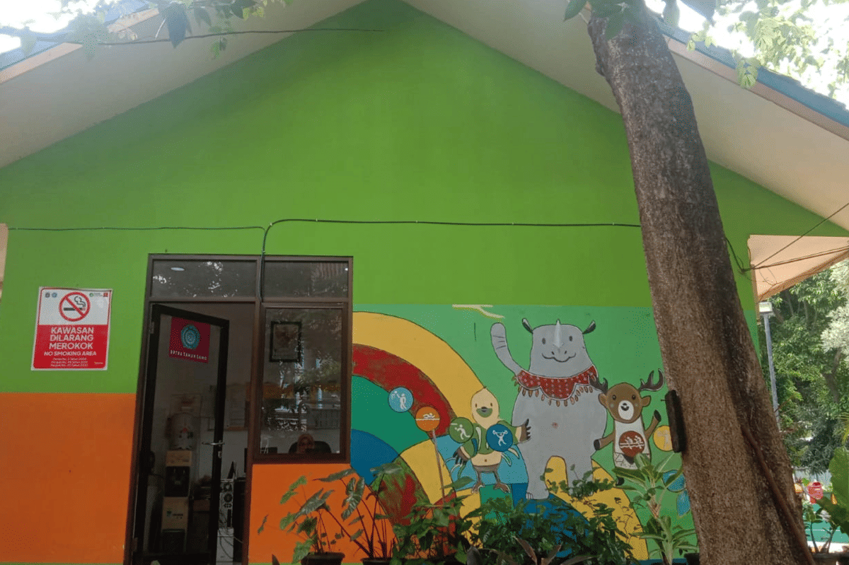 Ada pos pengaduan RPTRA Taman Sawo di Kebayoran Baru