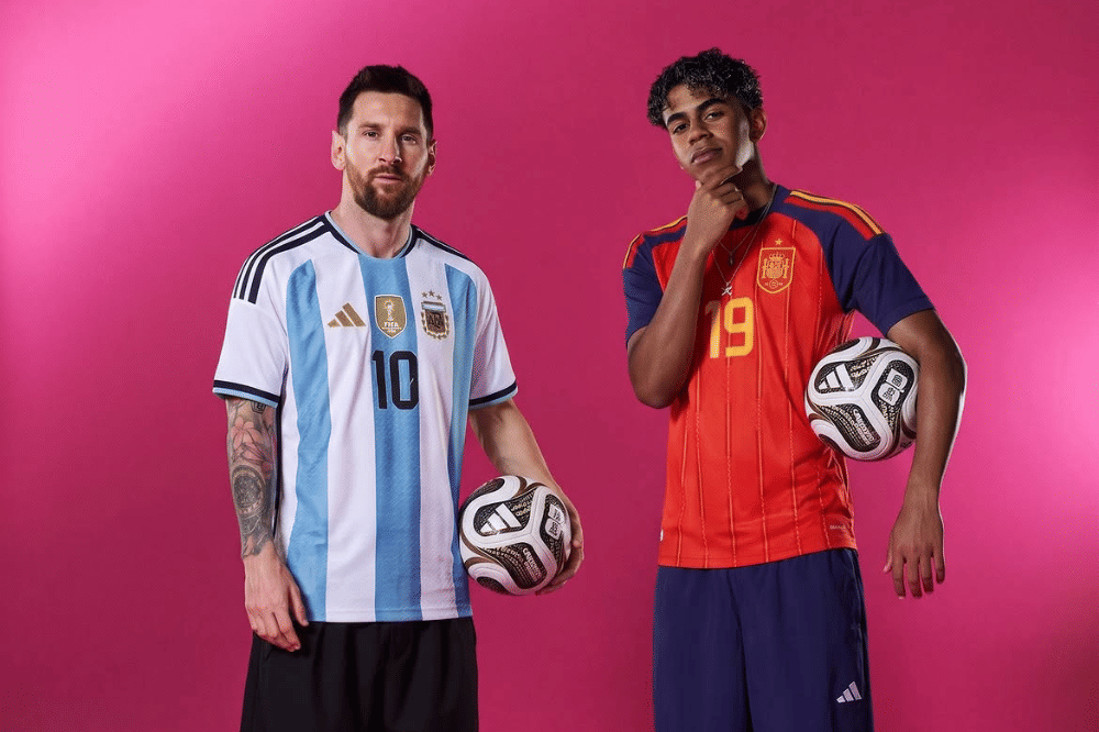 Lamine Yamal dan Lionel Messi