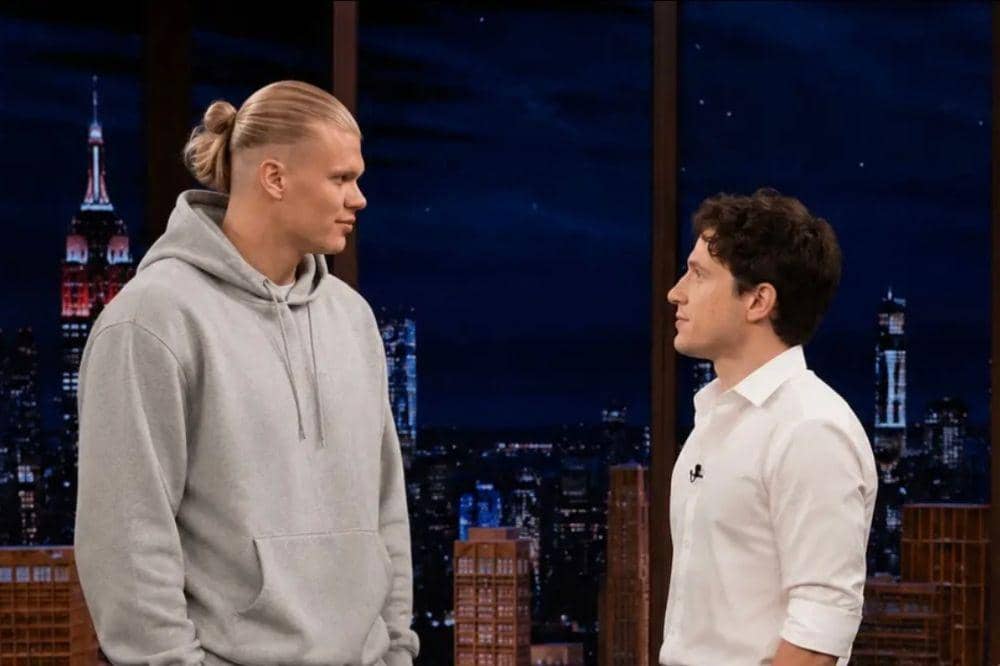 Hubungan Tom Holland dan Erling Haaland 2