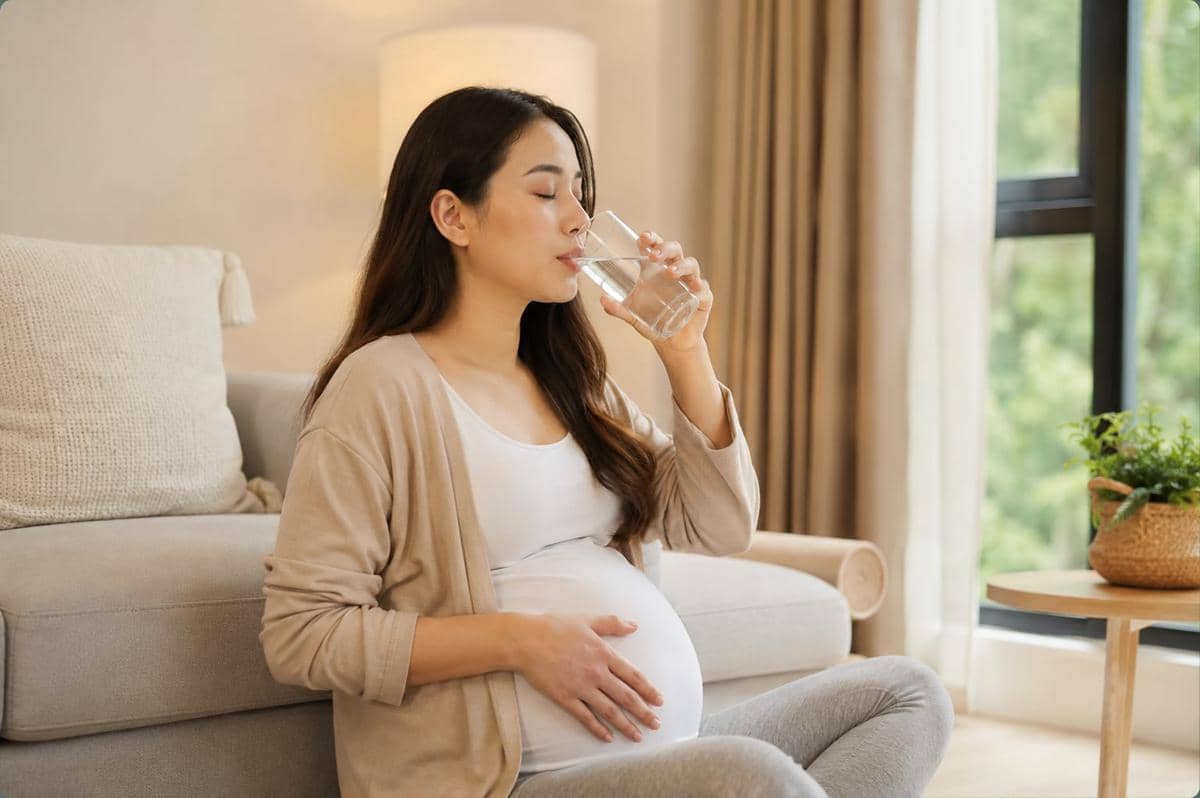 Kurang Minum Air Putih saat Hamil, Benarkah Janin Ikut Dehidrasi?