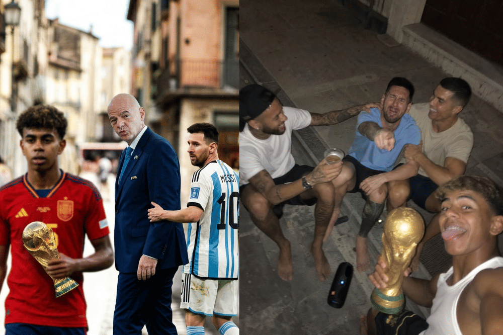 7 Meme Lucu Lionel Messi dan Lamine Yamal usai Final Piala Dunia 2026