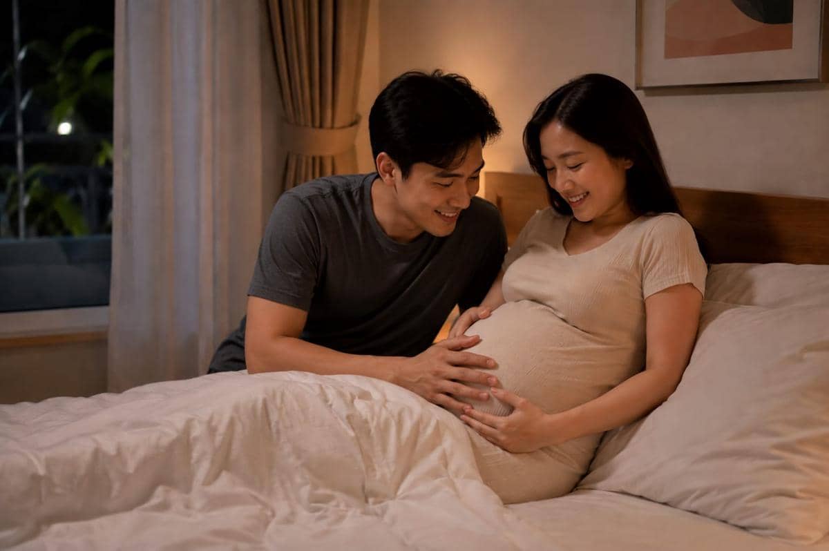 Kenapa bayi sangat aktif saat ibu hamil mau tidur di malam hari?