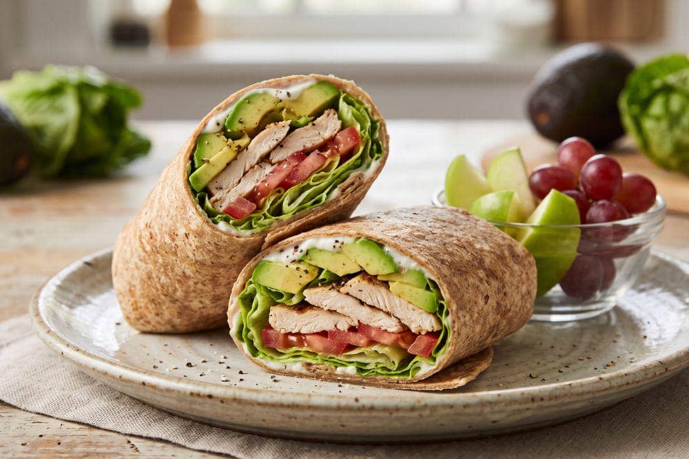 Wrap ayam dan alpukat