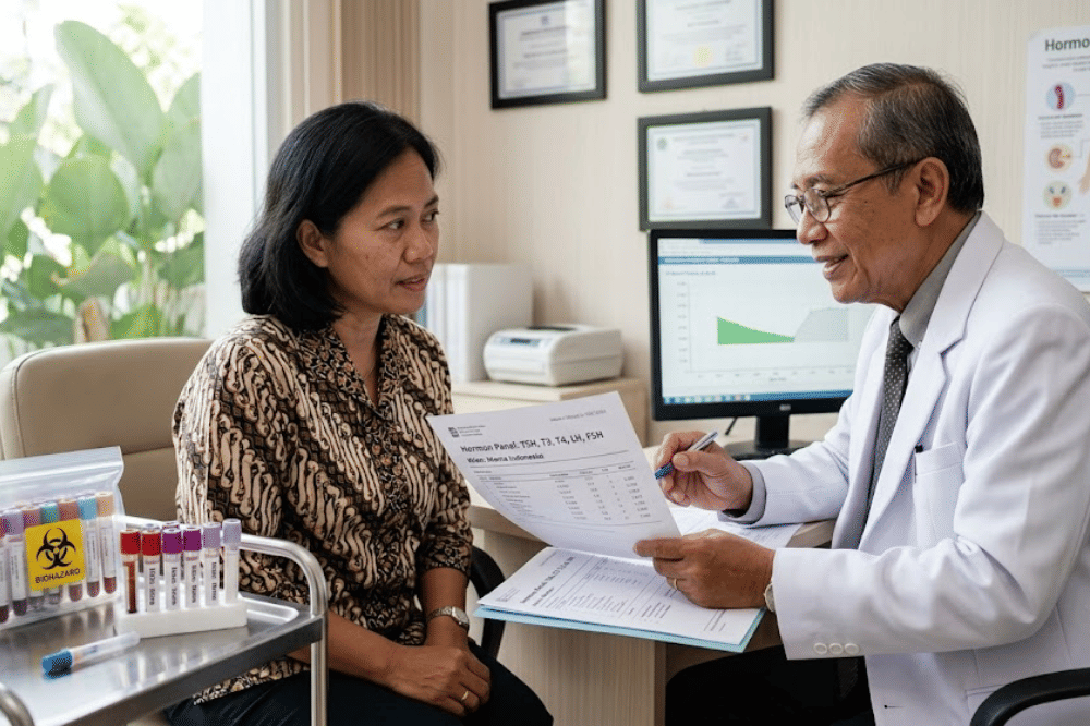 Adanya tes hormon khusus untuk memastikan datangnya menopause
