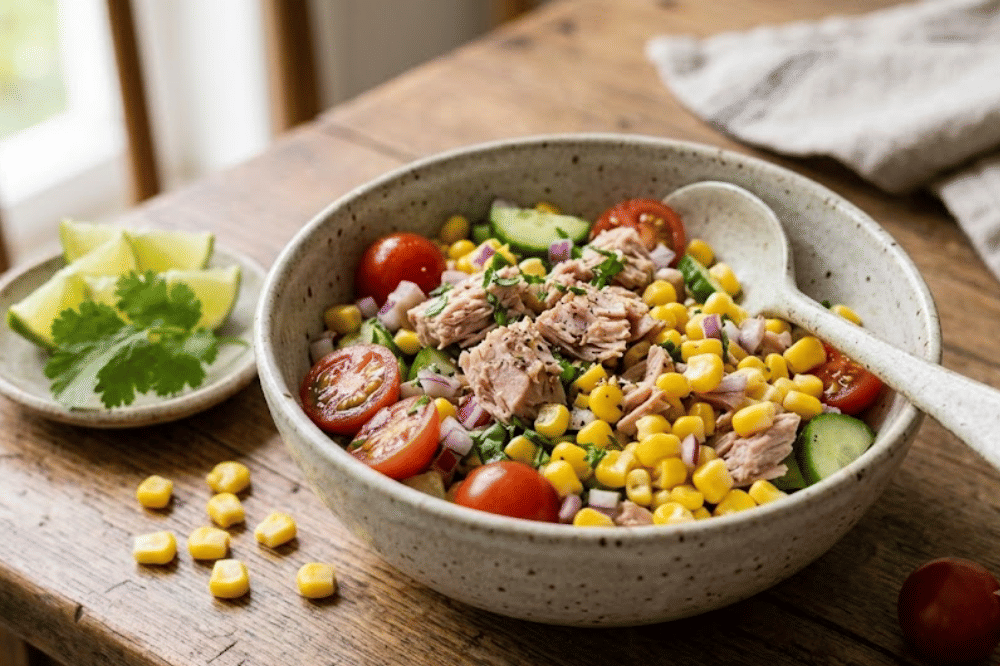 Salad tuna jagung manis