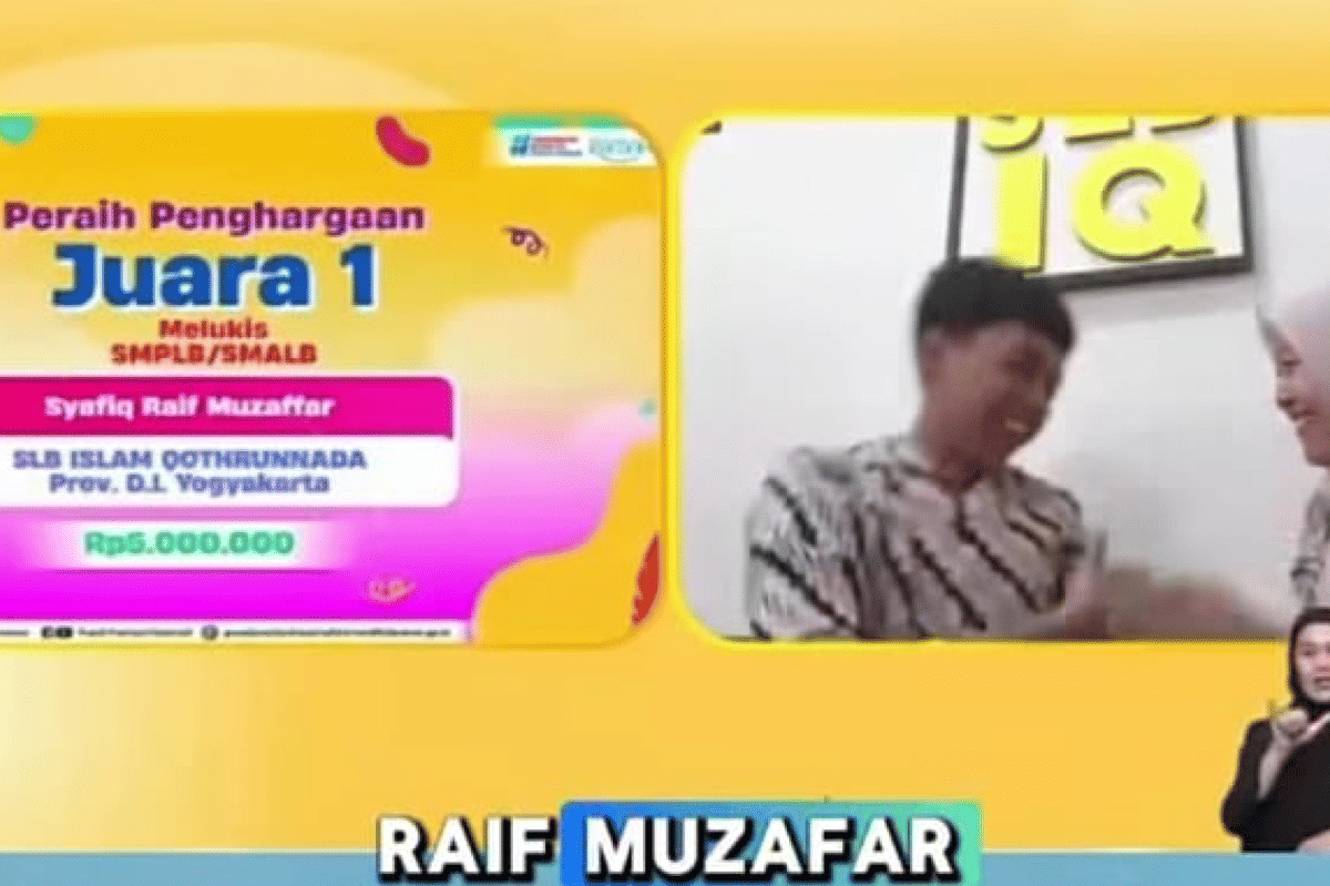 Raif bersaing dengan perwakilan dari 38 provinsi seluruh Indonesia