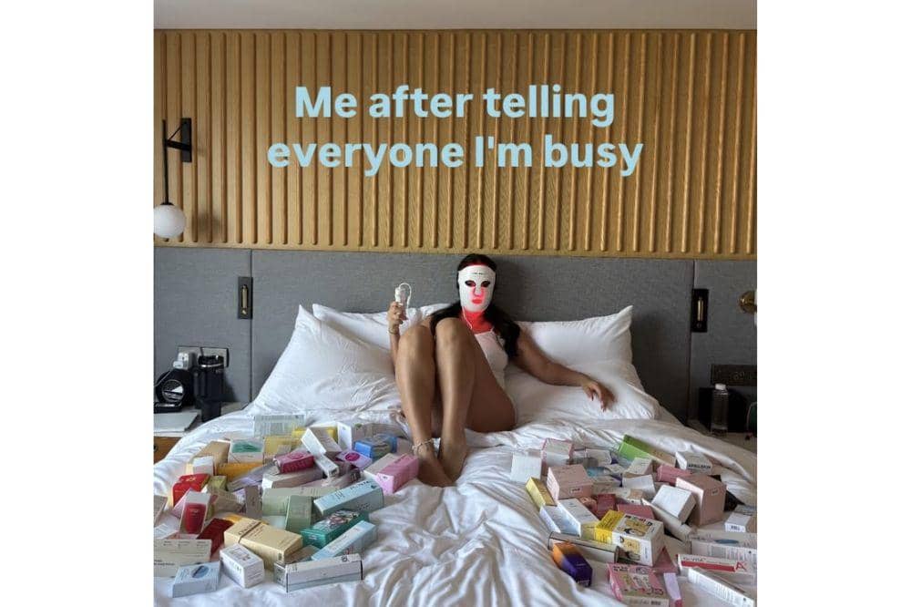 Bilangnya sibuk padahal mau me time