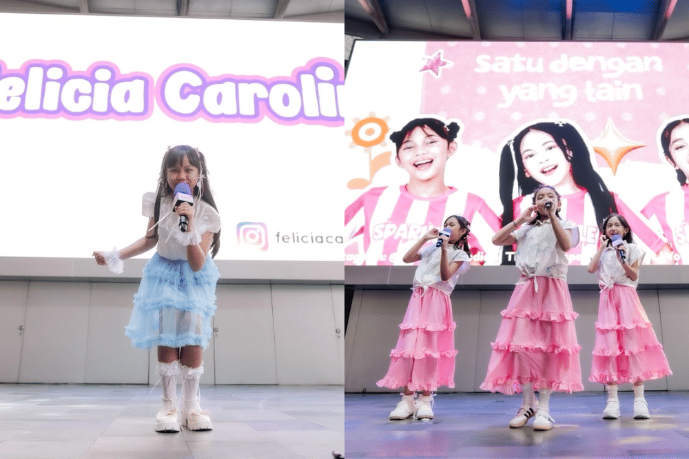 Penampilan spesial bersama Felicia dan Sparkle