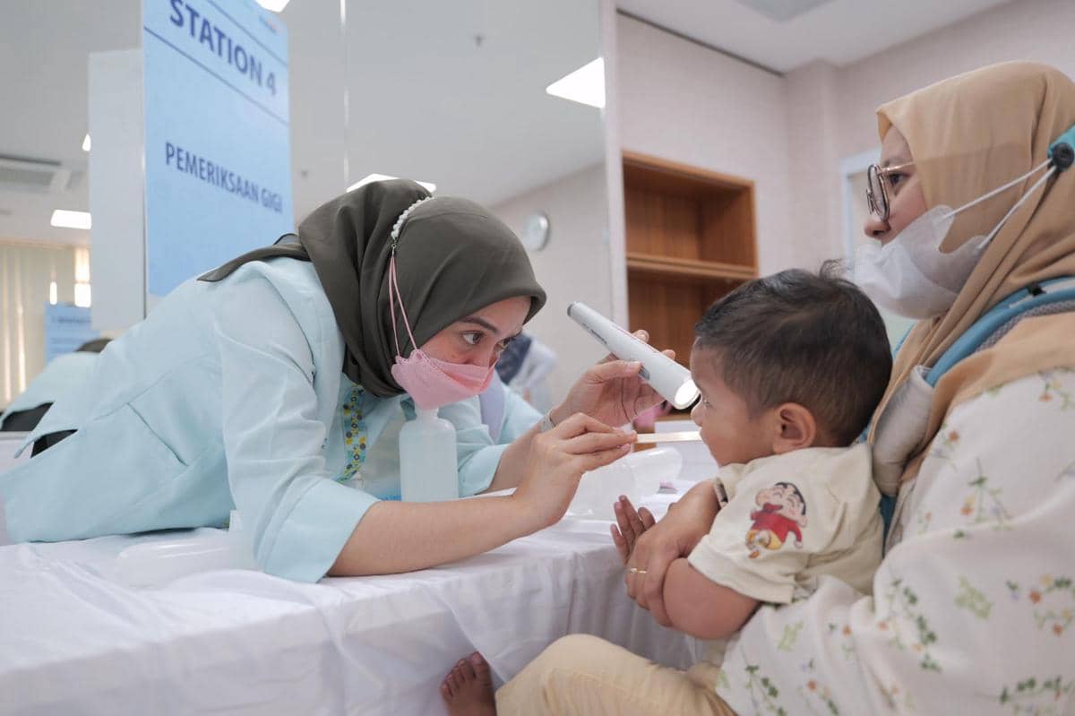 Layanan Kesehatan Preventif Anak Hadir di 10 Kota bersama Bank Mandiri