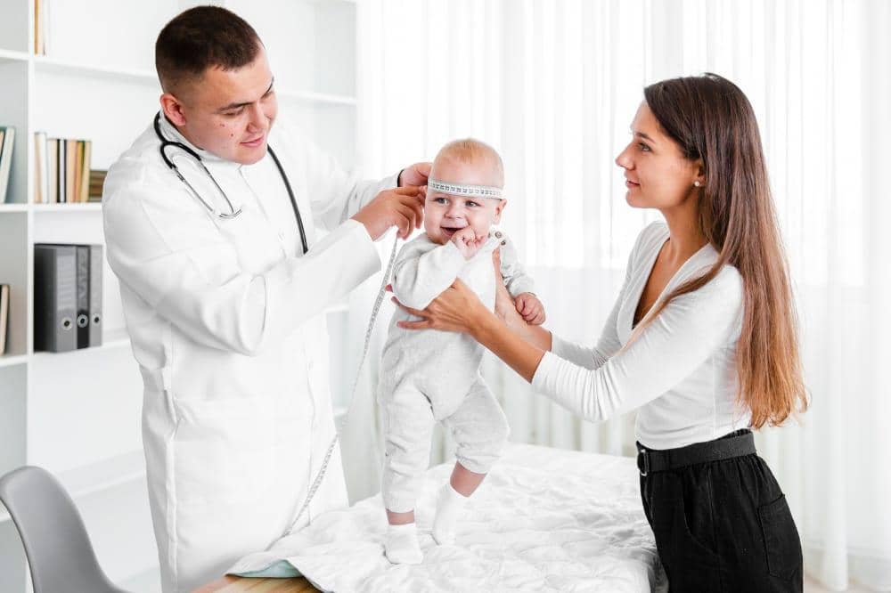 Garis wajah bayi tidak simetris bisa jadi tanda kepala peyang