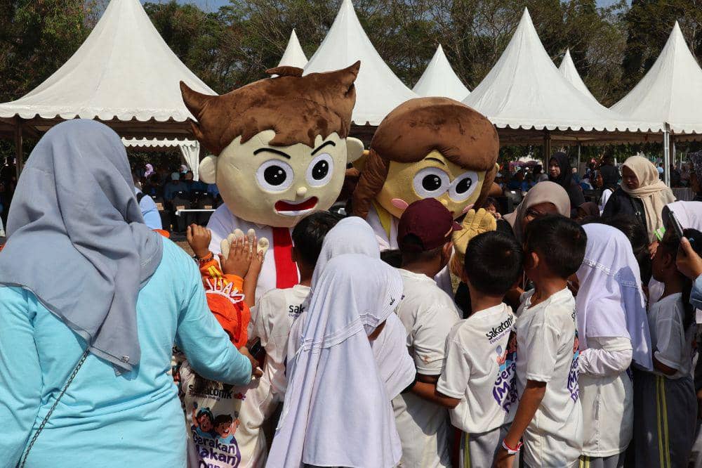 Diikuti sekitar 20 ribu anak bersama orangtua dan guru